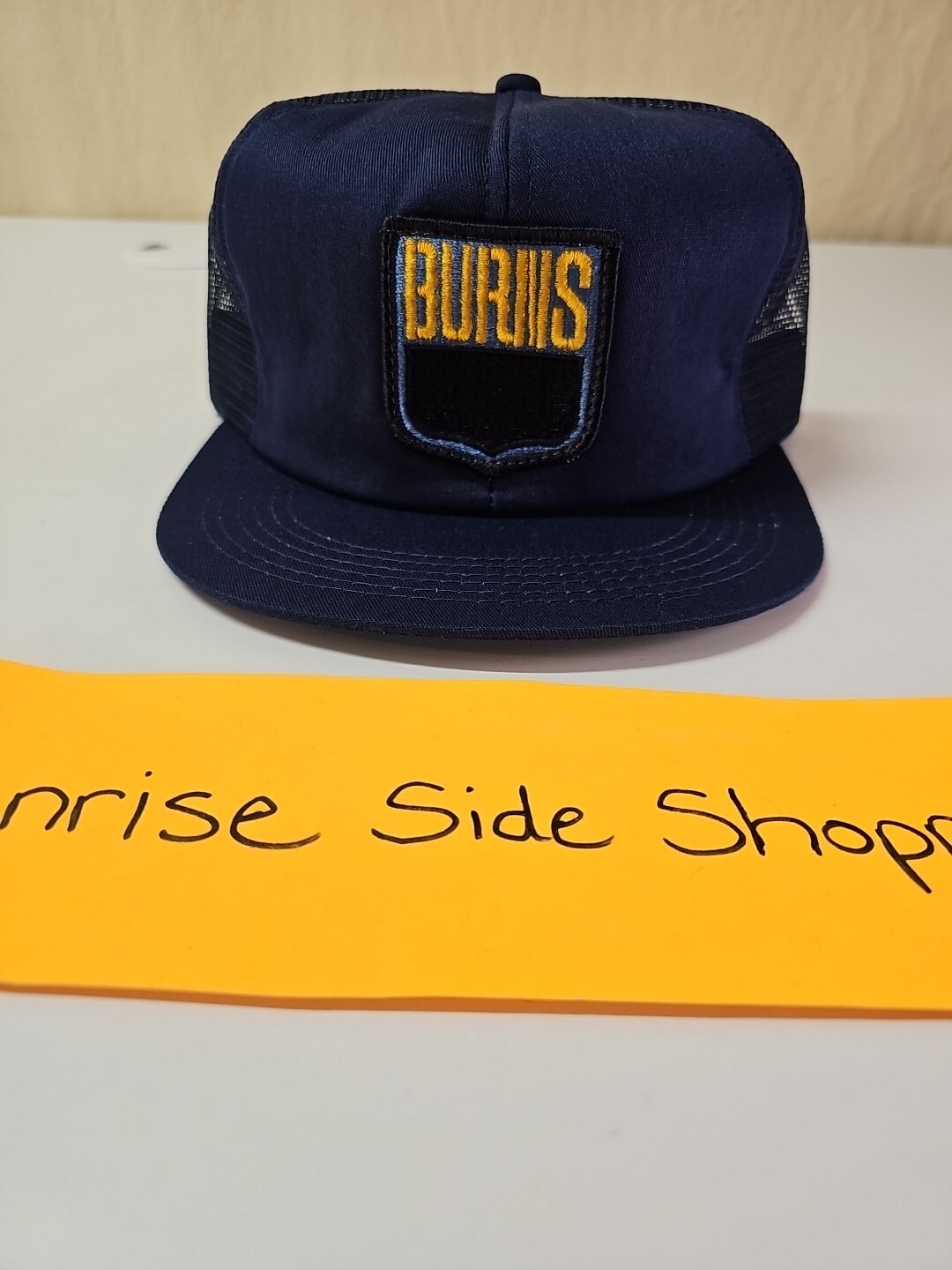 Vintage Patch Trucker Hat  Burns - image 1