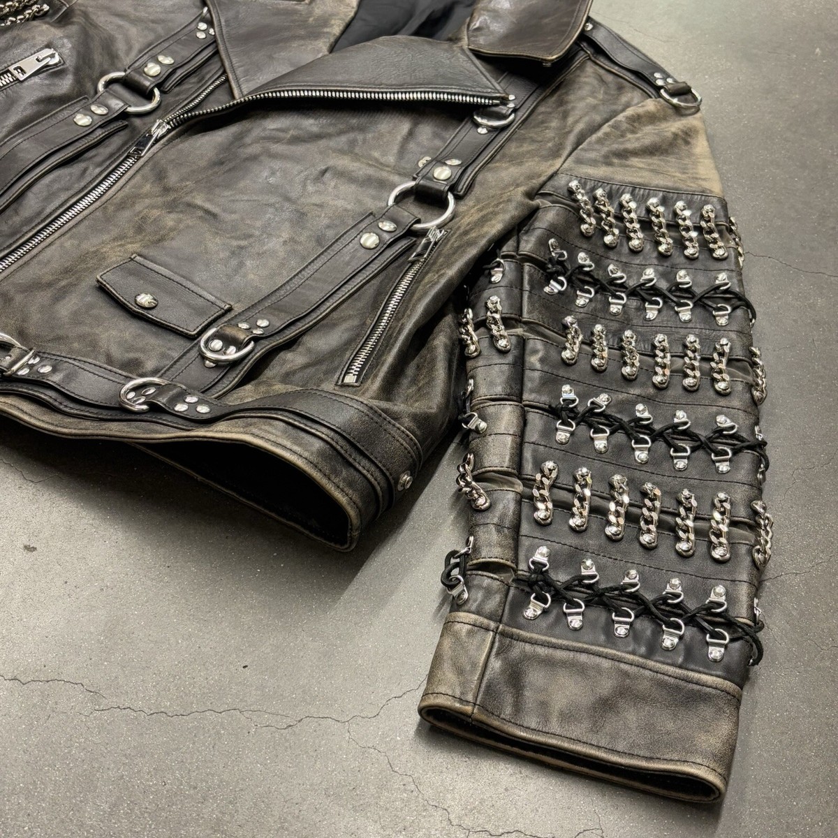 AW2022 Roberto Cavalli Rebellion Metallic Provocative Leather