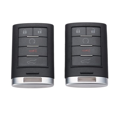 2Pc Remote Key NBG009768T 5BTN 315MHz ID46 PCF7952 Chip For CADILLAC 13-14 ATS