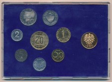 AUSTRIA proof coin set YEAR 1980