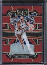 2024 Panini Select WNBA #25 Diamond Miller Red Prizms RG25 #/149