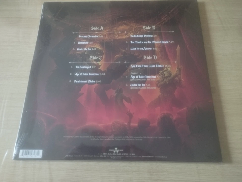 LP BLIND GUARDIAN " A NIGHT AT OPERA " 2 LP NEUF SCELLE 2018 - Photo 3/4