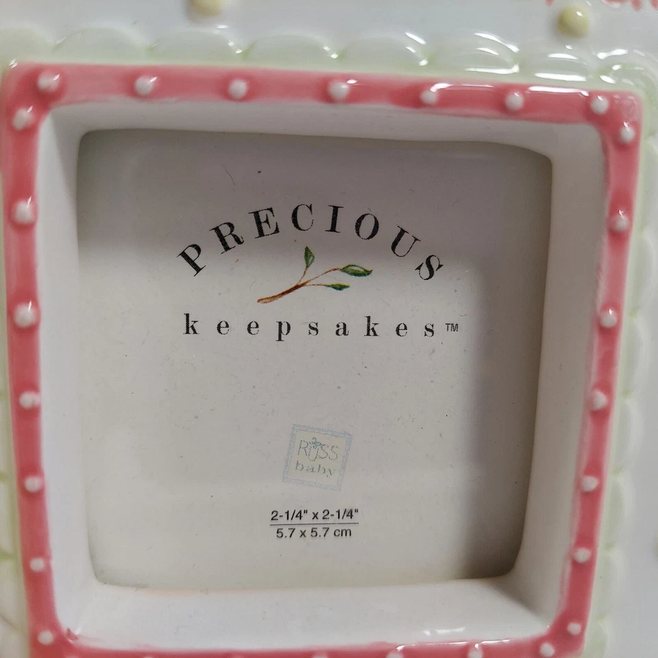 Russ Berrie Baby месяц июня картина рамка с Kitty Cat фото сувенир розовый - Изображение 4 из 4