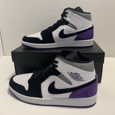 AIR JORDAN 1 MID SE PURPLE SZ 12 | eBay