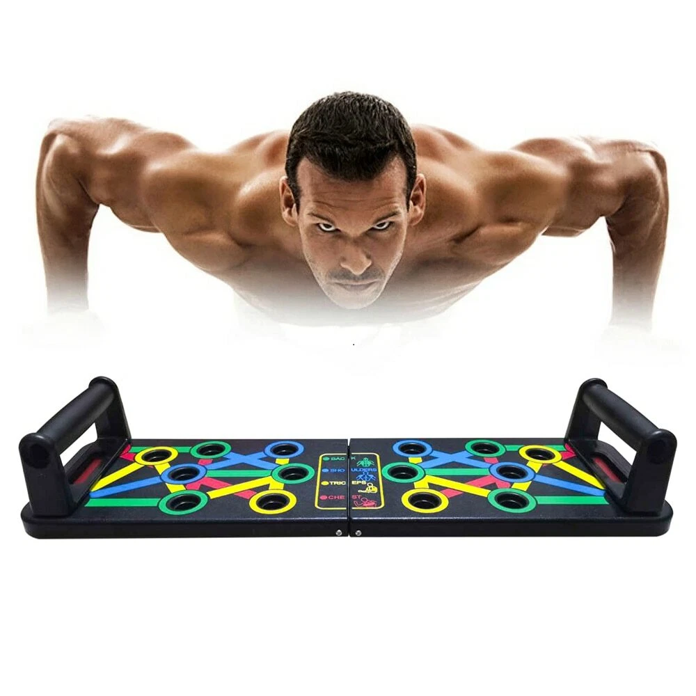 Foldable Push Up Board Fitness Gym For Abdominal Muscle Building