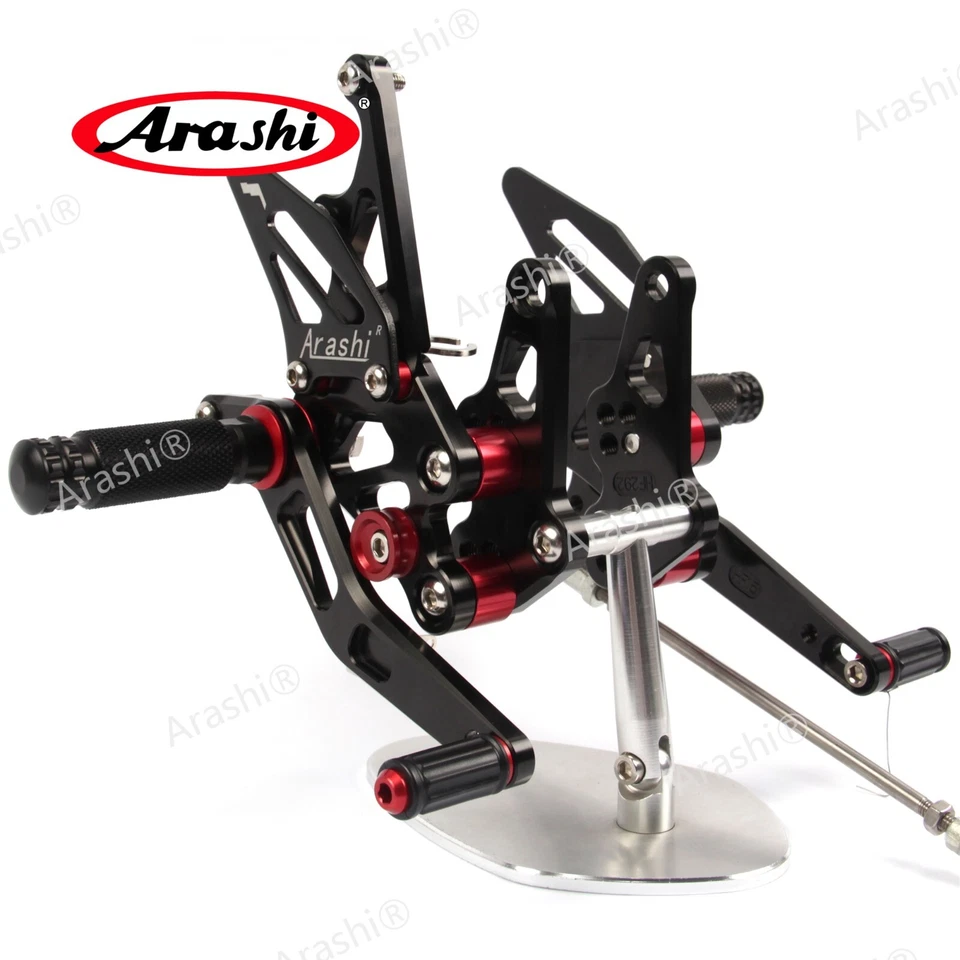 Apoios para os pés traseiros ajustáveis para Suzuki Hayabusa GSX1300R 1999 - 2007 2000 2001 - Imagem 2 de 4