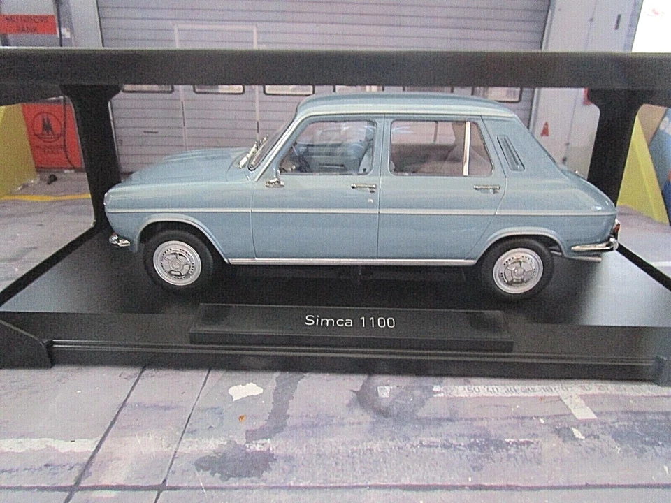 SIMCA 1100 GLS 5-Türer 1968 estoril blau blue 185751 RAR Norev 1:18 - Bild 2 von 4