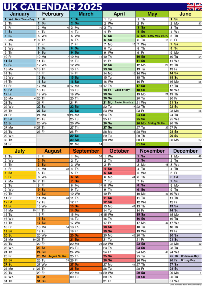Giftinghouse 2026 Wall Planner A1 Lainated - Full Year Wall Planner