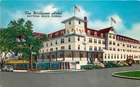 Daytona Beach Florida 1957 Williams Hotel Colorpicture postcard flag 1765