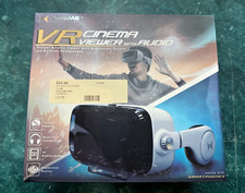 VR Cinema Viewer With Audio Virtual Reality Headset.