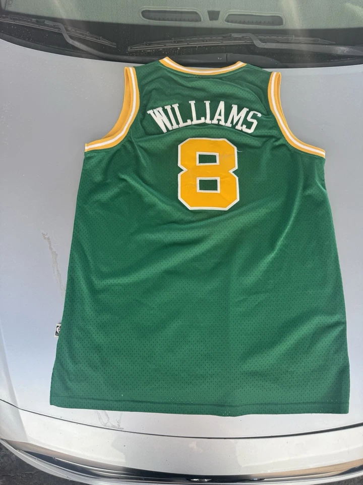 Camiseta deportiva vintage Adidas NBA HWC Utah Jazz Deron Williams 8 retro RARA USADA EN EXCELENTE ESTADO 2XL Foto 4 de 4