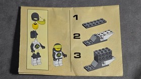 LEGO 6887 Allied Avenger - 100% COMPLETE - Blacktron II Vintage Space w/ Manual