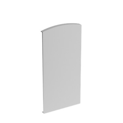Endkappe Aluprofil Aluminium Satin ELOX Treppenprofil Abschlusskappe