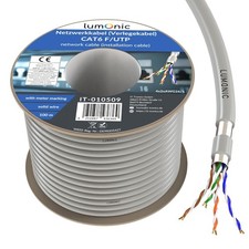 Cavo di rete 100 m CAT6 F/UTP cavo di installazione schermato Gigabit Ethernet cavo LAN 