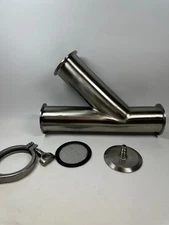 True Clean PR-LS-3E-QN  3"-316L Product Recovery Launcher EPDM Tri-Clamp - NOS