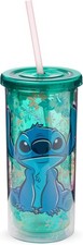 Disney Lilo and Stitch Plastic Cup with Lid Straw 20 oz