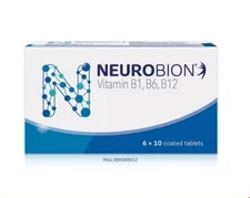 1X NEUROBION 60's Vitamin B1, B6, B12 Improves Nerve Health & Function FREE SHIP