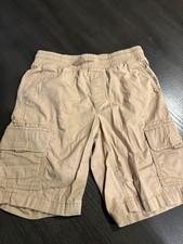 Sonoma Boys Khaki Cargo Drawstring Waist Shorts Size L 14/16 NWOT