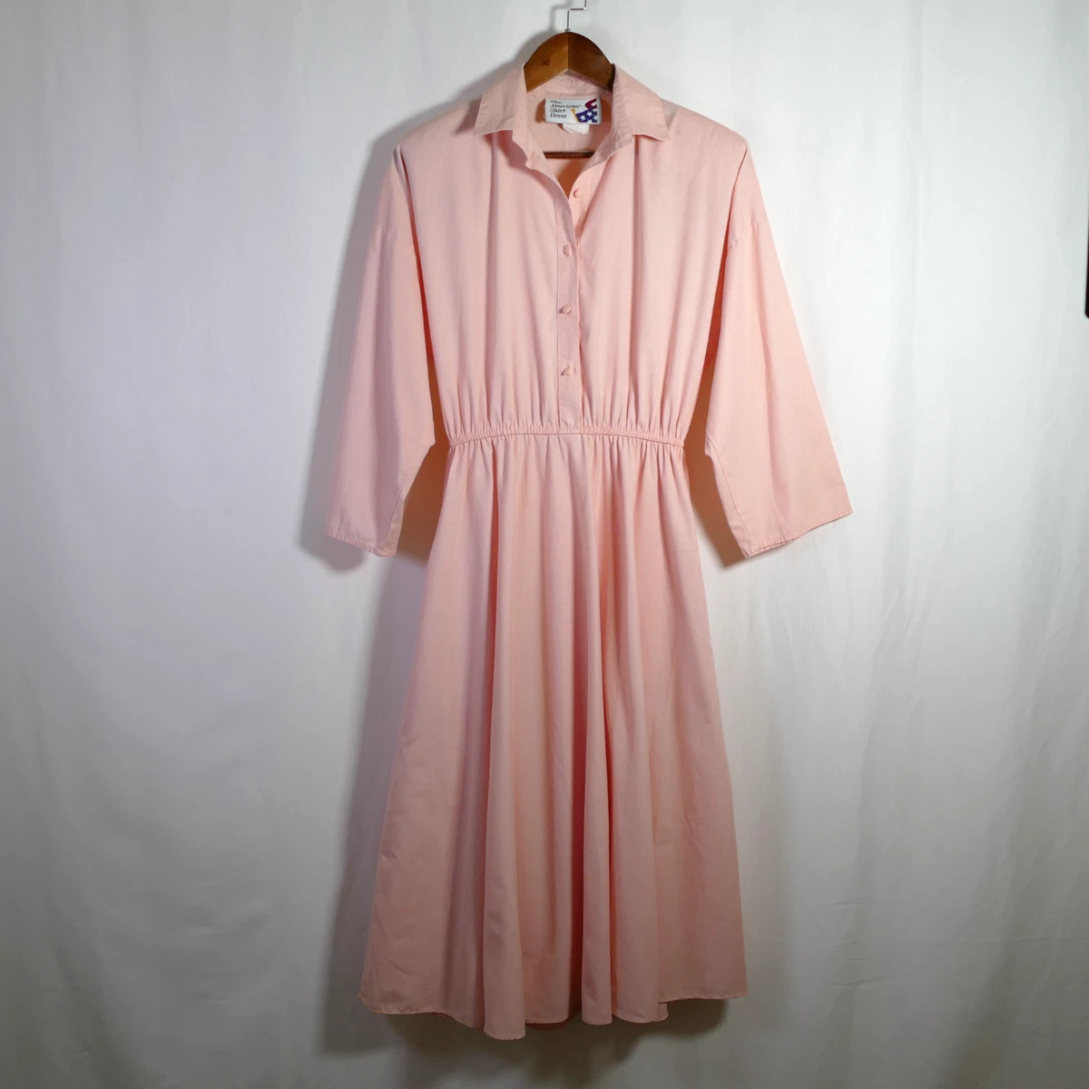 open lace back dress Light Hearted 3/4 Sleeve Pocket Twirl Dress