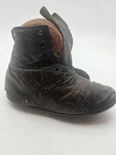 Antique Leather Baby Bootie