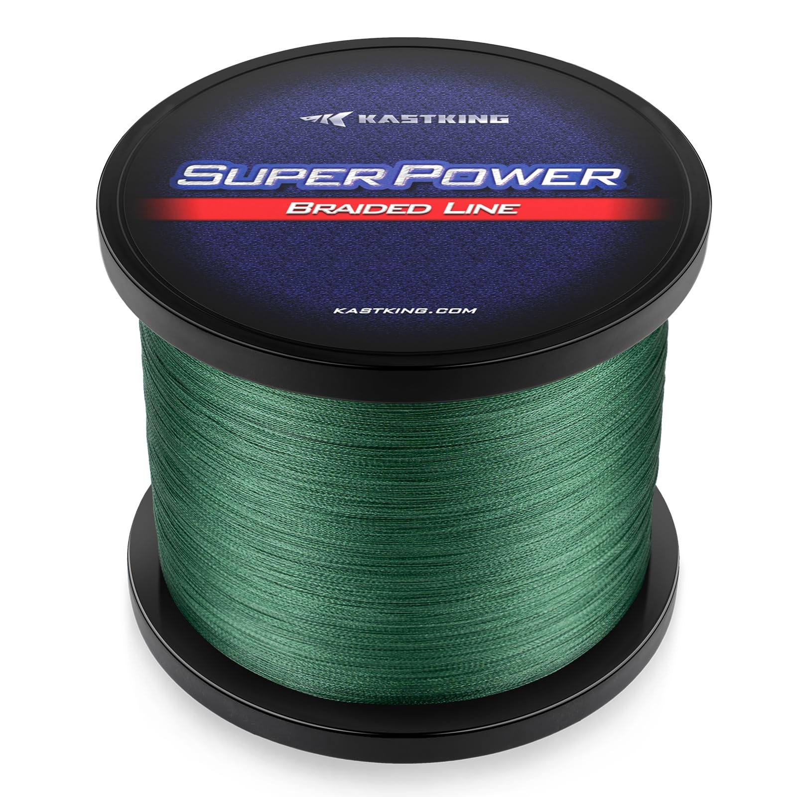 KastKing Superpower Braided Fishing Line, Moss 10LB(300 Yds)