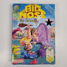 Big Nose the Caveman (Nintendo NES, 1991) Cartridge w/Box, No Manual