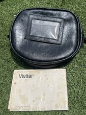 Vintage Vivitar Camera Bag with 1988 Instruction Manual   Retro Photo Accessory