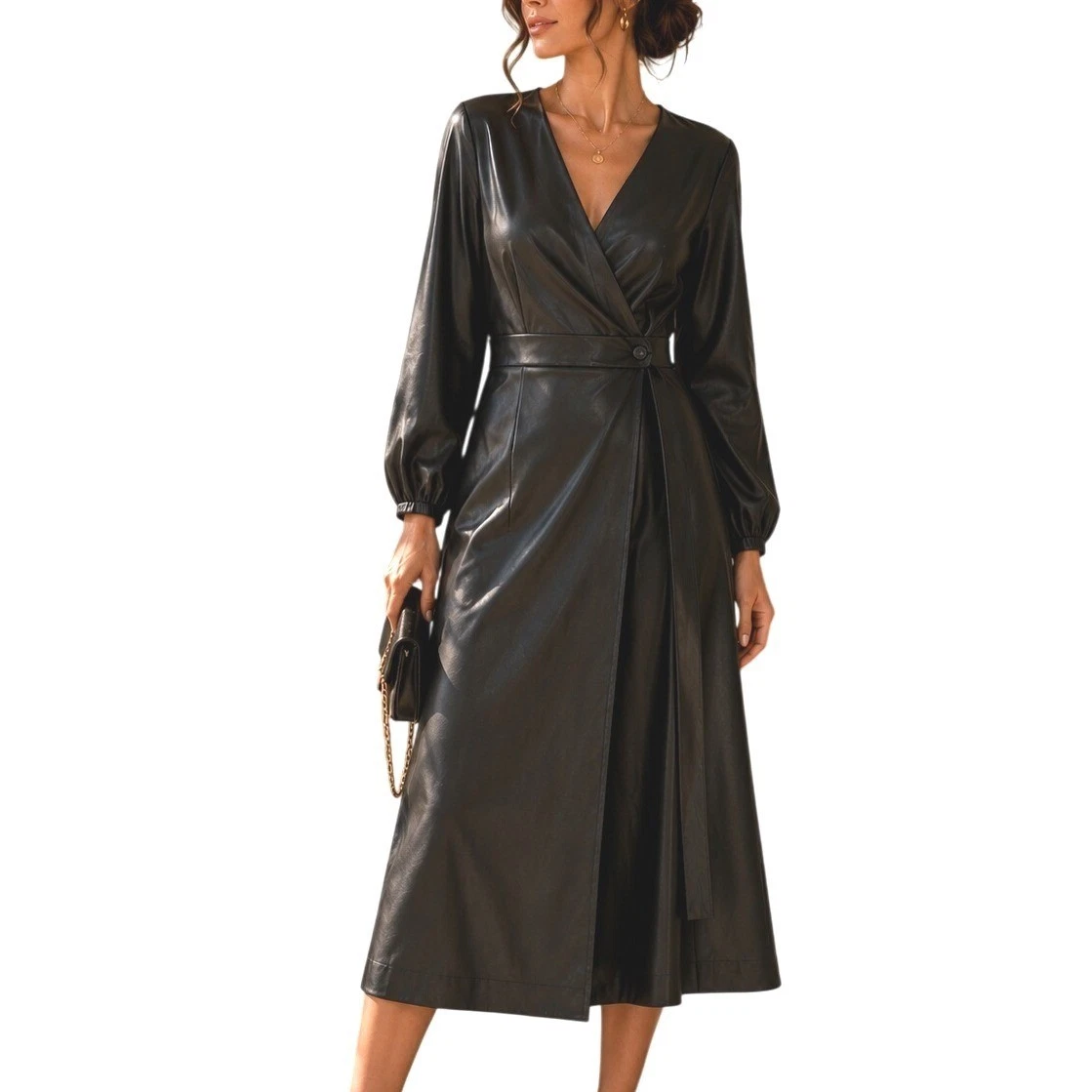 hoco dress long sleeve Liana Elegant Long Sleeves Colomn Sequin Short Homecoming Dresses, Navy Blue
