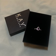 Kay Jewelers Sterling Silver 925 Pear Amethys...