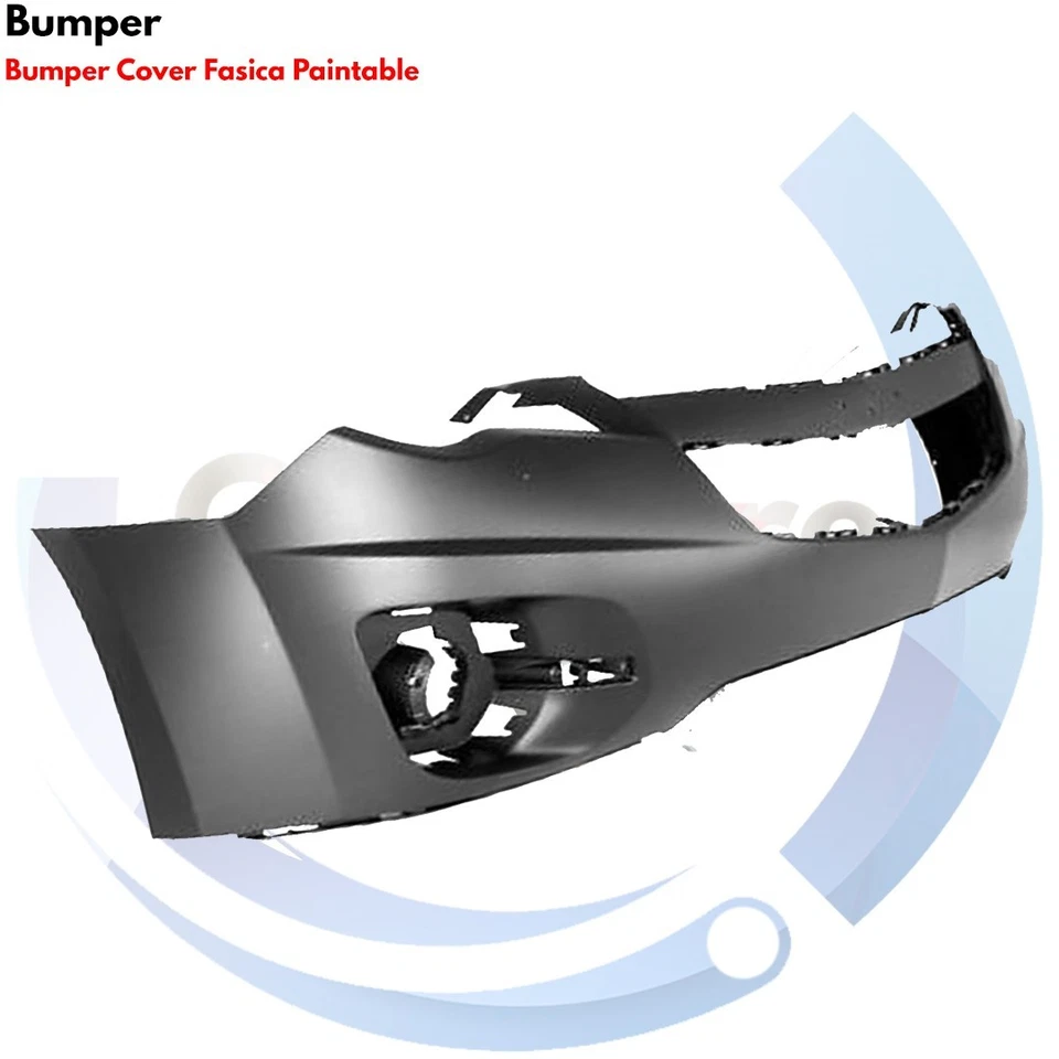 Front Bumper Cover & Fog Light Cover Trim Kit For 2010-2015 Chevrolet Equinox Foto 3 de 4