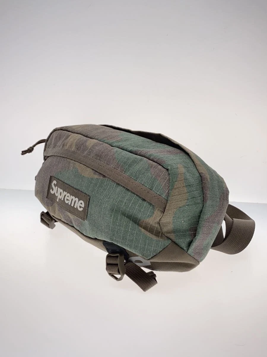 Sac taille Supreme 24ss camouflage bois/sac à bandoulière/polyester/Khk/camo