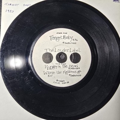 Defectors - Target Baby 7'' Post Punk / New Wave 1980
