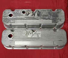 Vintage Mickey Thompson M/T Aluminum Valve Covers Big Block Chevy 396-427-454