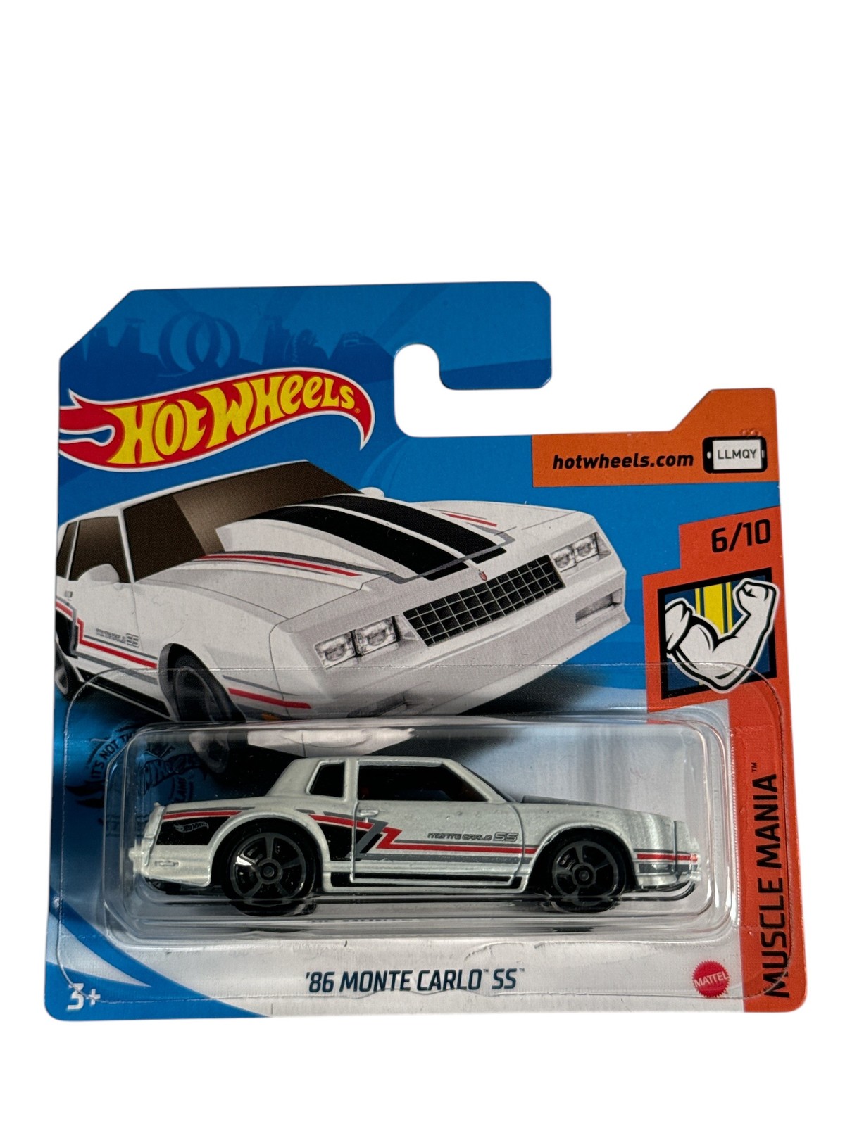 Hot Wheels '86 Monte Carlo SS #196/250 - 2020 H W Muscle Mania 6/10 Short card