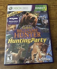 Cabela's Big Game Hunter - Hunting Party Xbox 360 w Manual Game Only 