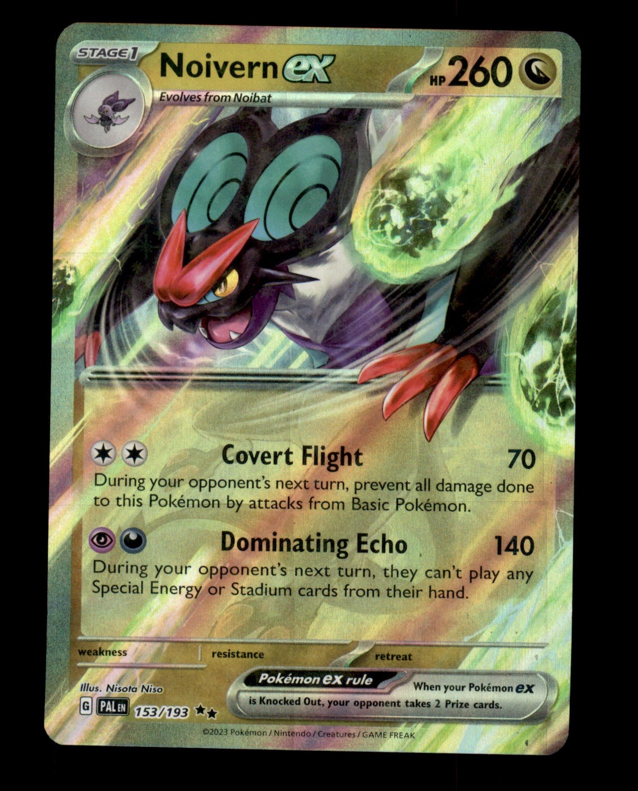 Noivern ex 153/193 Holo - Pokemon SV02: Paldea Evolved