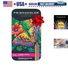 Premier colored Pencils, Soft Core, Assorted Colors, 24 Count - Durable, Vibr...