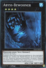 YuGiOh Abyss-Bewohner (V.1) RA02-DE033 Super Rare Deutsch Neu 1st