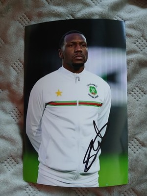 Signiertes Foto Sheraldo Becker Suriname NEU 