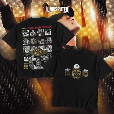 John Cena 17x WWE Champion Heavy Cotton Shirt UCME Tshirt Cena Retirement Shirt