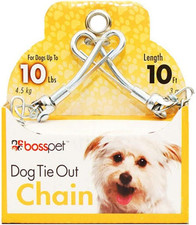 10' Small Dog Swivel Chain Tie-Out Products Pet Supplies 53010