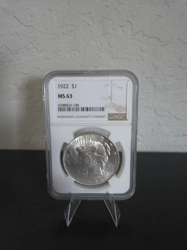 1922 $1 MS63 Peace Dollar