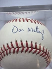 Don Mattingly Signed Baseball Autographed MLB Rawlings JSA COA