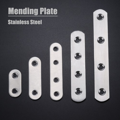 #ad Stainless Steel Repair Plate Flat Straight Fixing Mending Plate Brace Bracket $141.55