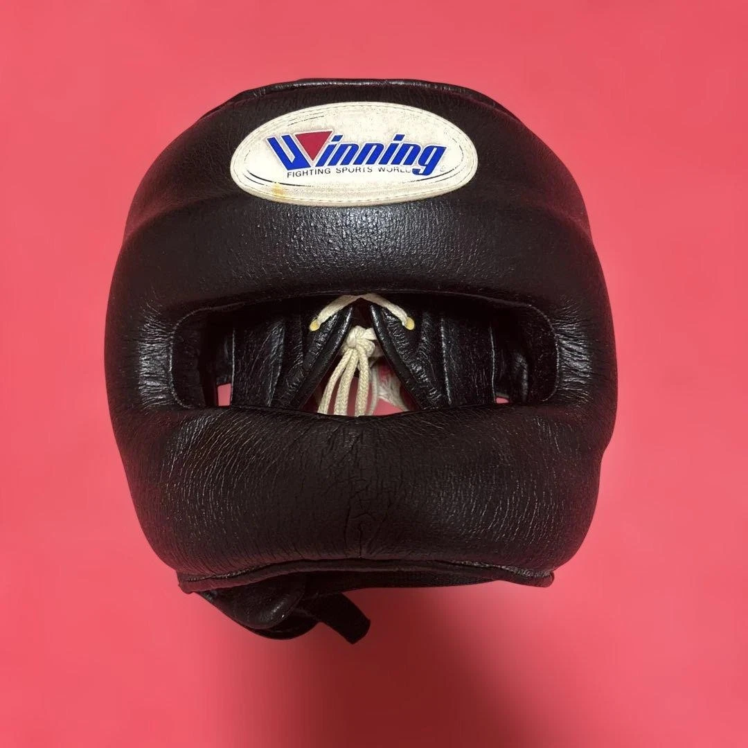 Winning Boxing Head gear FG-5000 Black M size Full Face type Used