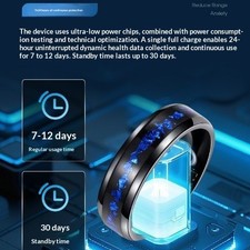 Designer's Smart Ring Sleep And Heart Rate Monitoring Step Tracking And Water