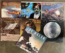 JOE WALSH LP LOT - SO WHAT/BARNSTORM/SMOKER DRINK PLAYER/LIVE/THE BEST OF vinyl