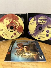 Shenmue Limited Edition Sega Dreamcast 5 Discs With Manuals 2000 - CIB Tested