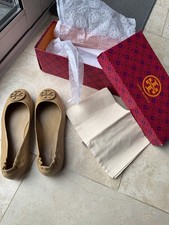 Tory Burch Minnie Travel Ballet Shoes (Ginger Shortbread)