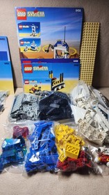 Lego Town Space Port 6455 Space Simulation Station 6456 Mission Control Lot